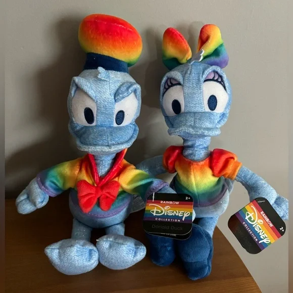 Disney Rainbow Collection Donald and Daisy Duck - Picture 1 of 2